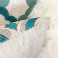 thumbnail image 5 of Homey Cozy Amy 20" Square Embroidery Fabric Decorative Throw Pillow in Natural, 5 of 5