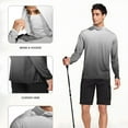 thumbnail image 5 of Mifsaly Summer Hoodies for Men Long Sleeve Sun Protection Shirts 2026 Quick-Dry Lightweight Hoodie Thumb Hole Windproof Outdoor Athletic Sweatshirt with Mask M, 5 of 7