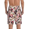 thumbnail image 5 of Cauagu Guitar Skull rock Print Pajama Bottoms for Men Sleep Pajama Shorts Elastic Waistband Sleep Pajama Short Men's PJ Shorts -, 5 of 6