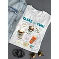 thumbnail image 3 of Dippin' Dots Variety Tee - Ice Cream Flavors Graphic Women's T-shirt, 3 of 4