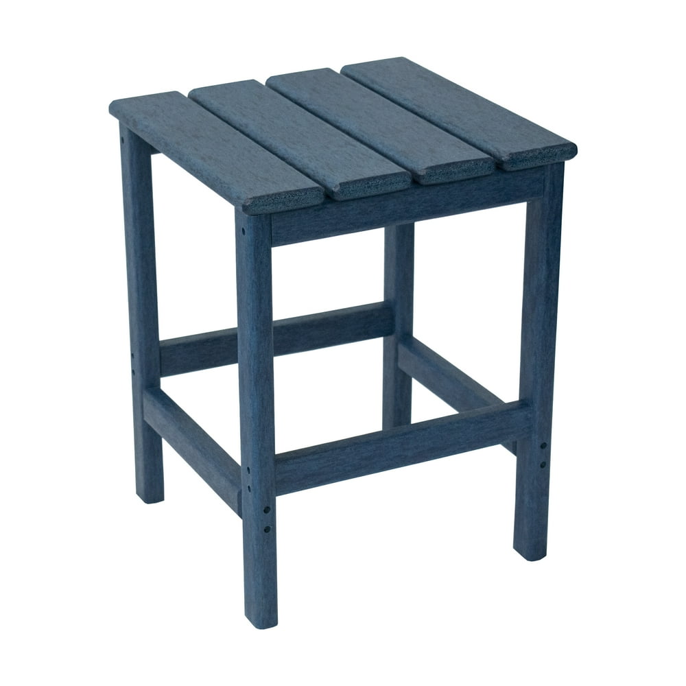 Westin Outdoor Adult Modern Square Plastic End Table with EcoFriendly