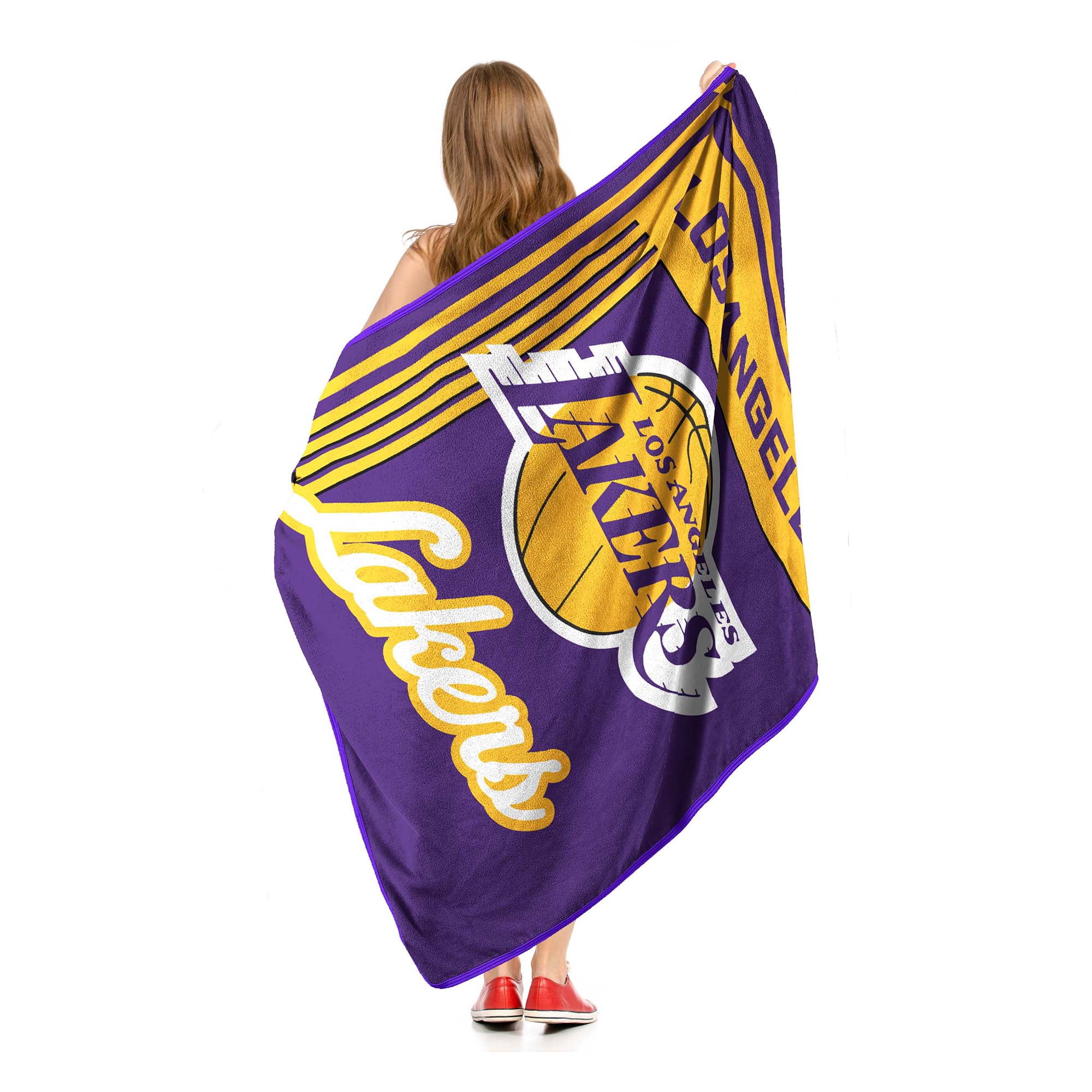 Los Angeles Lakers Northwest NBA Officially Licensed Microfiber Throw Blanket - 46" x 60"