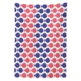 thumbnail image 3 of Ambesonne Fish Tablecloth Rectangular Table Cover, Nautical Fish Theme Design, 60"x84", Red and Navy Blue, 3 of 4