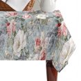 thumbnail image 4 of Vintage Spring Floral Table Cloth Waterproof Tablecloths, Summer Botanical Watercolor Tablecloth Dining Table Cover for Kitchen Party Tabletop Outdoor, Rectangle Tablecloth 52x70 Inch, 4 of 9