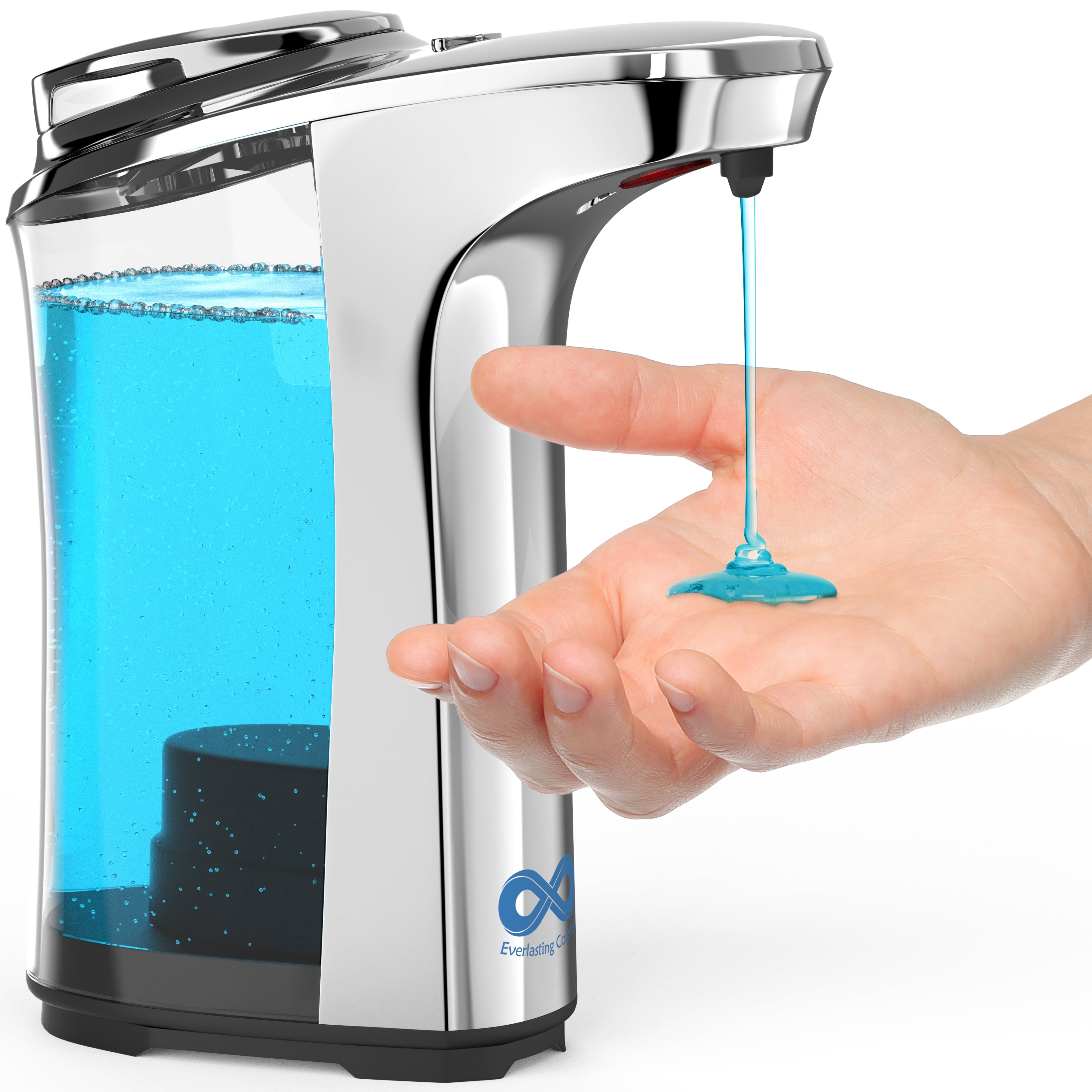 300ml Stainless Auto Handsfree Sensor Touchless Soap Dispenser Kitchen Bathroom 