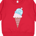 thumbnail image 3 of Inktastic Valentine's Day Ice Cream Cone Toddler Sweatshirt, 3 of 4