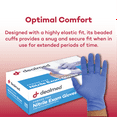thumbnail image 2 of Dealmed Nitrile Exam Gloves – 100 Count Disposable, Non-Irritating, Latex Free Gloves, Multi-Purpose for First Aid and Medical Facilities (Medium, Case of 10), 2 of 8