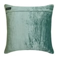 thumbnail image 6 of The HomeCentric Decorative Throw Pillow cover Teal 24"x24" (60x60 cm) Velvet Pearl, Zardozi Hand Embroidery Cushion cover For Sofa Chouch, Hotels, living, Bed Room, Border - Velvet Pearlshine, 6 of 9