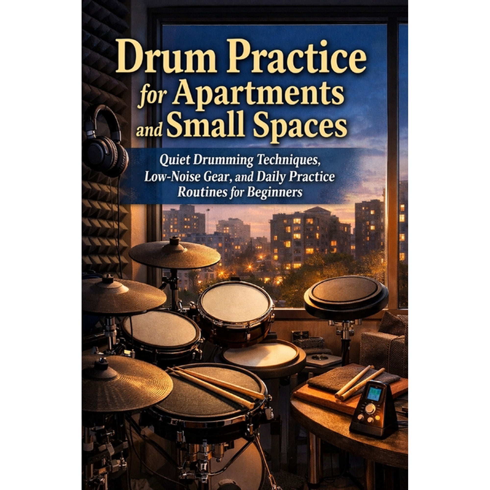 Drum Practice for Apartments and Small Spaces: Quiet Drumming Techniques, Low-Noise Gear, and Daily Practice Routines fo, (Paperback)