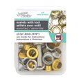 thumbnail image 1 of UNIQUE Creativ Œillets de 8 mm avec outil de pose – Assortiment doré et argenté, 1 of 2