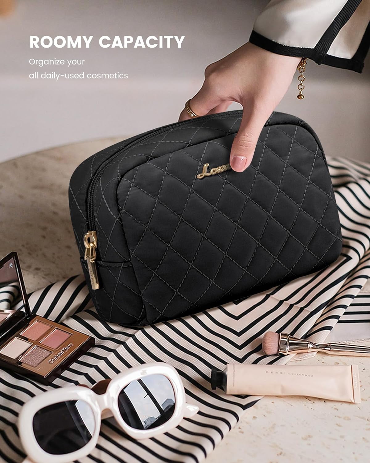 Travel Duffle Bag, Weekender Bag for Women with Toiletry Bag, Carry on Overnight Bag with Shoe Compartment, Gym Duffel Bag with Wet Pocket, Mommy Hospital Bags for Labor and Delivery