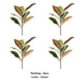 thumbnail image 5 of 4pcs Artificial Magnolia Leaf Wedding Decor, Spring Indoor Home Decor, Decor Fake Leaves, Faux Green Magnolia Leaves For Year Round And Holiday Greenery Decor, 5 of 11