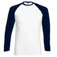 thumbnail image 1 of Fruit Of The Loom T-Shirt de Baseball à Manches Longues pour Hommes, 1 of 2