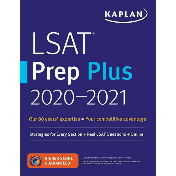 Kaplan Test Prep: LSAT Prep Plus  2020-2021 : Strategies for Every Section   Real LSAT Questions   Online (Paperback)