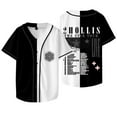 thumbnail image 2 of 2hollis The Star Tour Merch Baseball Jacket Tee Unisex HipHop V-neck Short Sleeve T-Shirts, 2 of 6