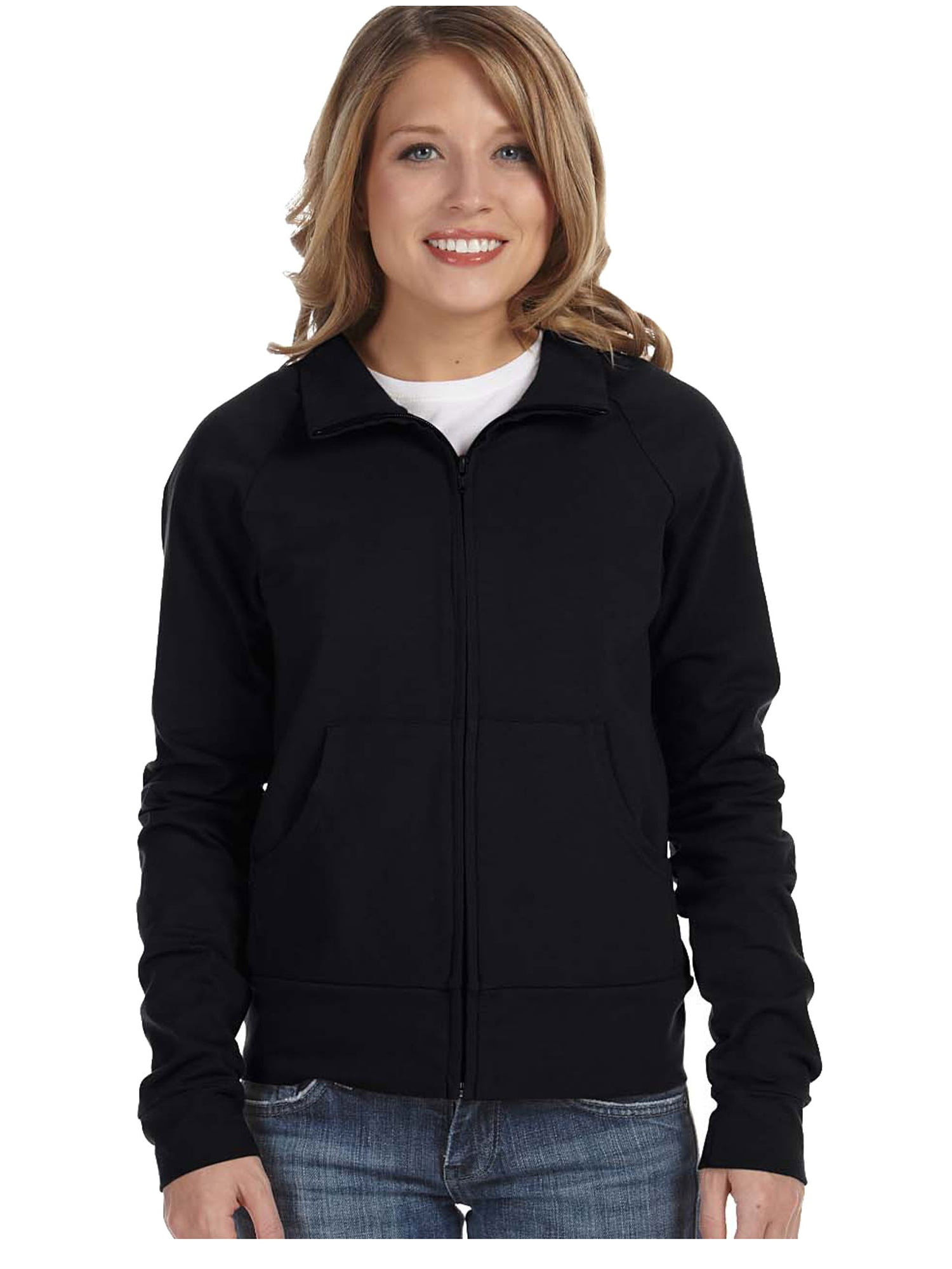 Bella Canvas Women's Stretch Cadet Full Zip Fleece Jacket, Style B807 ...