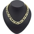 thumbnail image 4 of JoeytheJewelryNY HUGS &KISSES Cuban link set icedcut gold Plated #101, 4 of 4