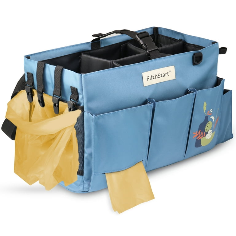 Cleaning Caddy With Handle and Shoulder Strap Organizer for Cleaning  Supplies 