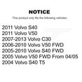 thumbnail image 2 of TMC Rear Suspension Shock Absorbers Pair for Car Volvo S40 C30 V50 - Left Right Side (Driver Passenger) K78-100320, 2 of 2