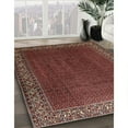 thumbnail image 2 of Ahgly Company Indoor Rectangle Traditional Dark Gold Brown Persian Area Rugs, 8' x 10', 2 of 6
