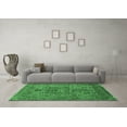 thumbnail image 3 of Ahgly Company Indoor Rectangle Oriental Emerald Green Industrial Area Rugs, 7' x 9', 3 of 4