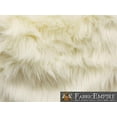 thumbnail image 3 of Faux Fur Fabric Long Pile Monkey Shaggy IVORY / 60" Wide / Sold by the yard, 3 of 3