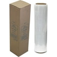 Single Original Roll Clear Plastic Film Pallet Shrink Wrap 18" x 1500 sq. ft. (SW181C)