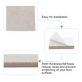 thumbnail image 5 of Uxcell 3/4" Self-stick Square Non-slip Felt Pads Floors Protect Beige 70 Pack, 5 of 7