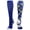 Royal/White, variant on Crazy Softball Socks with Softballs over the calf (Purple/White, Small)