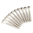 thumbnail image 1 of Guitar Neck Mounting Screws, 10 Pcs Rustproof Fine Texture Stainless Steel Guitar Neckplate Mounting Screw  for Replacement, 1 of 7