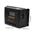 thumbnail image 4 of JN R 12/24V Identificación Automática PWM Controlador De Carga Regulador Solar 12v 24V 30A, 4 of 7