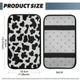 thumbnail image 5 of Yuyamidu Cow Print Center Console Cover Pad Warm Auto Center Console Cushion Pad for SUV Car Truck Center Console Cover Pad Fashion Auto Accessories, 5 of 7