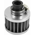 thumbnail image 2 of 2Pcs Air Filter Cold Air Intake Filter Breather 12mm Valve Cover Breather Filter For Car and Motorcycle (Sliver), 2 of 14