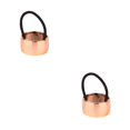 thumbnail image 2 of Sonducket Titular de la cola de caballo de las mujeres Fijación portátil Fácil de combinar Moda para niñas Señoras Peluquería Peinado Oro rosa 2Conjunto, 2 of 6
