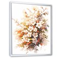 thumbnail image 2 of Designart "A Graceful Flower In A Garden Setting" Seasonal Flowers Floater Framed Canvas Prints, 2 of 5