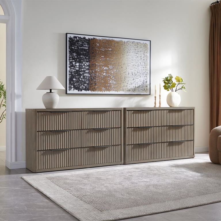 grey alder dresser Amazon.com: SICOTAS Dresser for Bedroom 53.5" Wide 6 Drawer Dressers & Chests of Drawers for Closet Long Large Modern TV Stand Set for Clothes Storage Fluted Clothes Closet for Hallway Entryway, Grey