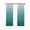 Teal, variant on Teal Green Ombre Blackout Curtains, Light Blocking Print Window Curtains, Contemporary Gradient Abstract Art Thermal Insulated Window Drapes for Living Room Kitchen Cafe 2 Panels, 104"W x 63"L
