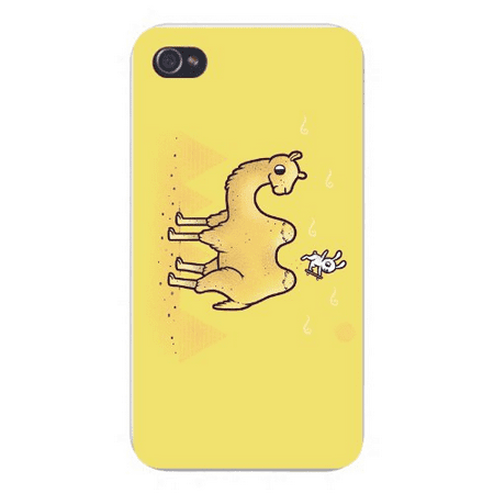 Bunny Rabbit Iphone 4 Case Apple iPhone Custom Case 4 4S White Plastic Snap On -