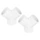thumbnail image 1 of Conectores adaptadores en forma de Y de Uxcell para tuberías de agua de PVC para jardín y hogar 2" 2, 1 of 4