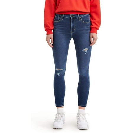 Levi's 720 Women's High-Rise Cropped Super-Skinny Jeans Medium Blue 26, $70 NWT