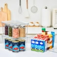 thumbnail image 3 of Clear Storage Bins with Lids Stackable - Large Plastic Containers for Pantry Organization and Storage - Perfect for kitchen Fridge Laundry Room Bathroom Garage Closet Cabinet Organizer -, 3 of 8