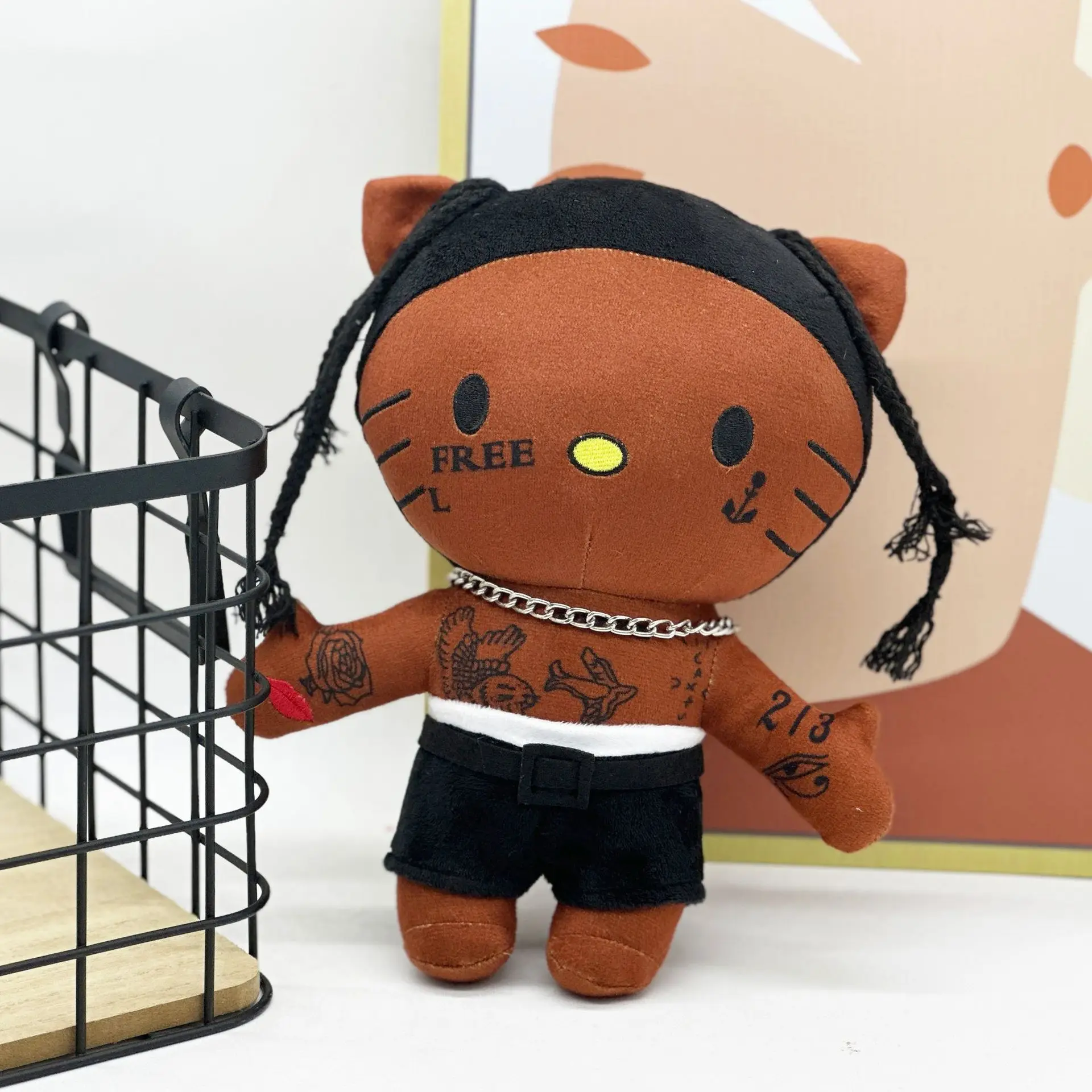 Newest Travis Scott Plush Anime Plush Toy Doll with Clothes