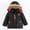 Black, variant on LFEOOST Winter Coat Children Winter Boy Jacket Coat Hooded Coat Fashion Kids Warm Clothes Ski Coats Black 5-6 Years