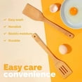 thumbnail image 2 of Kitchen Spatula Spoons Tools Bamboo Wood Kit New V5 M5X4, 2 of 8
