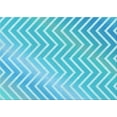thumbnail image 1 of Ahgly Company Machine Washable Indoor Rectangle Transitional Bright Turquoise Blue Area Rugs, 5' x 7', 1 of 7
