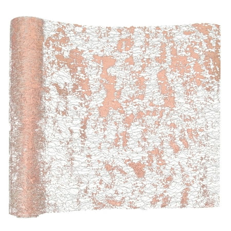 

Table Runner Runners Tablecloth Sequin Wedding Metallic Roll Mesh Cover Shiny Gauze Sheer Party Centerpieces Decorations