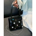 thumbnail image 2 of Kukuzhu Rhinestone Women Hobo Tote Bag Chic Shiny PU Shoulder Bag Handbag Party Elegant Purse, 2 of 5