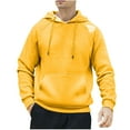 thumbnail image 2 of Ahabrexf Sleeves for Men, Leisure Solid Color Hooded Sweatshirt with Long Shoulder Sleeves, 2 of 5