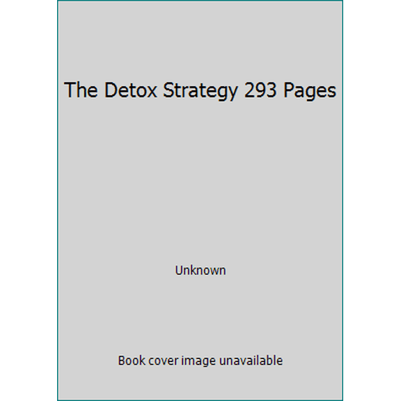 Pre-Owned The Detox Strategy 293 Pages (Hardcover) 1416588809 9781416588801