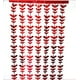 thumbnail image 4 of Nvzi Paquete de 2 cortinas con flecos para decoración de fiestas, cortinas de fondo de oropel para fiestas, serpentinas de murciélagos, cortinas de lluvia para puertas, color rojo, 4 of 4